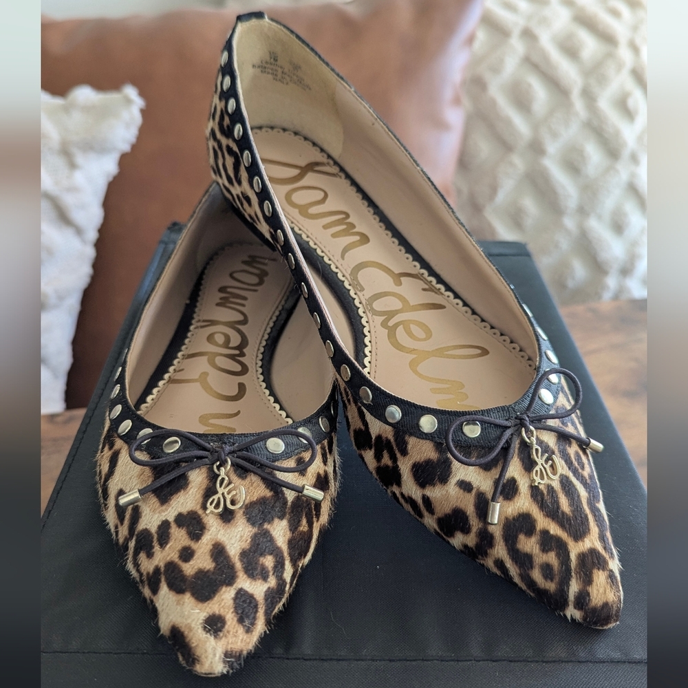 Sam Edelman Leopard Flats